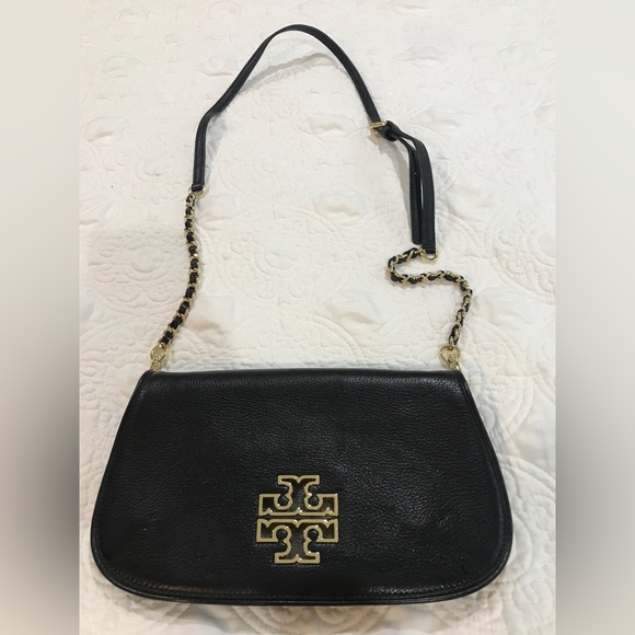 Tory Burch Britten Convertible Clutch. - Picture 1 of 8